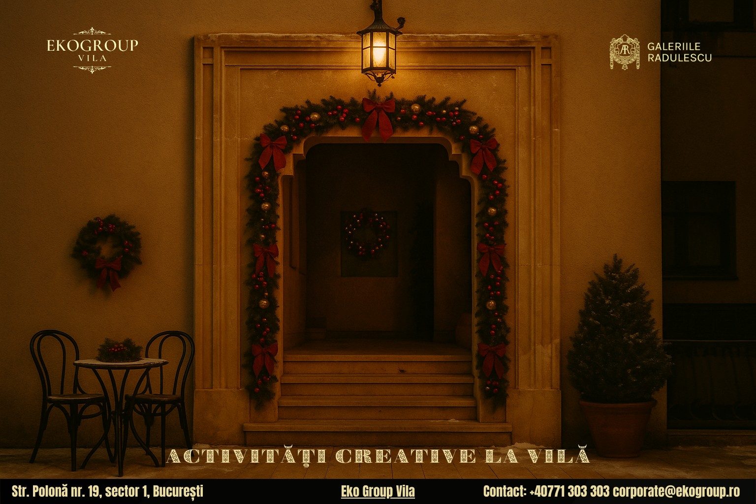 Activități de Crăciun cu farmec interbelic: o experiență autentică la Eko Group Vila 11 Activități de Crăciun cu farmec interbelic: o experiență autentică la Eko Group Vila