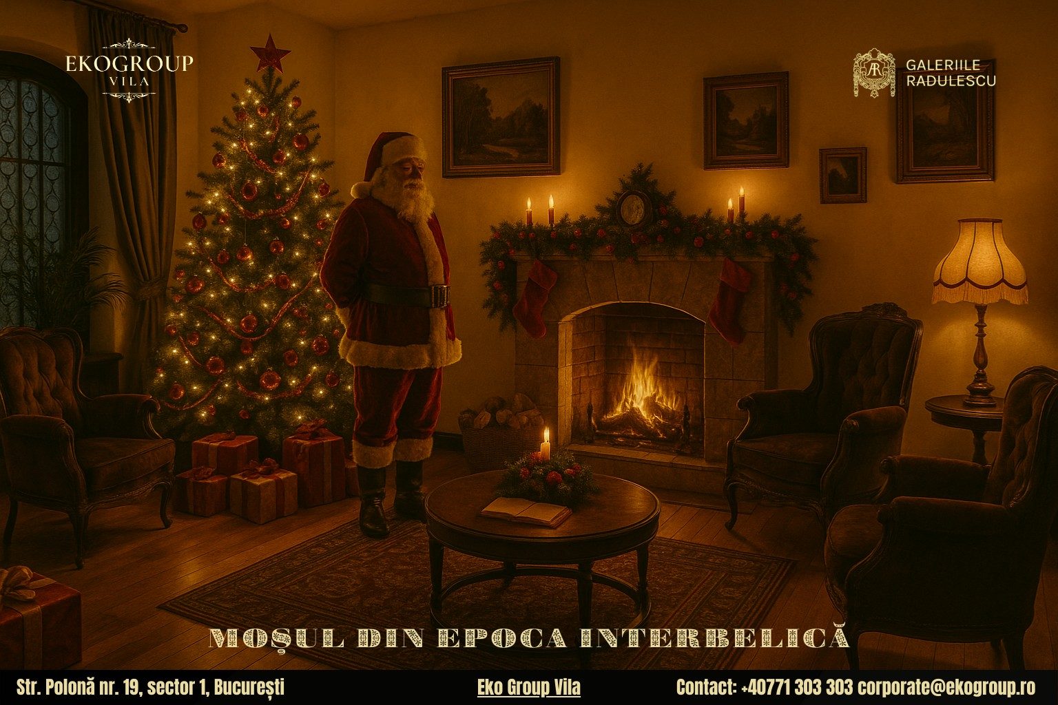 Legenda lui Moș Crăciun în viziunea Eko Group Vila: o evocare a Crăciunului anilor ’30 6 Legenda lui Moș Crăciun în viziunea Eko Group Vila: o evocare a Crăciunului anilor ’30